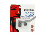   MicroSD 2Gb - Kingston, microSD Reader USB   http://www.gsmservice.ru