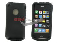 iPhone 3G/3GS -       Hole Design *020* (: DArk Grey)   http://www.gsmservice.ru