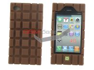 iPhone 4 -    Chocolate shape design *010* (: Brown)   http://www.gsmservice.ru