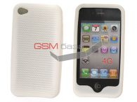 iPhone 4 -    Square design *011* (: White)   http://www.gsmservice.ru