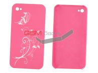iPhone 4 -    Butterfly design *042* (: Pink)   http://www.gsmservice.ru