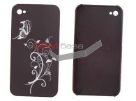 iPhone 4 -    Butterfly design *042* (: Brown)   http://www.gsmservice.ru
