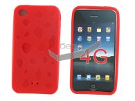 iPhone 4 -    Water drops design *015* (: Red)   http://www.gsmservice.ru