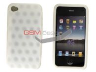 iPhone 4 -    Golf ball design *004* (: White)   http://www.gsmservice.ru