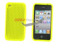 iPhone 4 -    Sieve design *003* (: Yellow)   http://www.gsmservice.ru