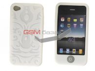 iPhone 4 -    Totem design *009* (: White)   http://www.gsmservice.ru