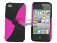 iPhone 4 -     4- *026* (: Black-Dark pink)   http://www.gsmservice.ru