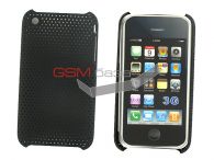 iPhone 3G/3GS -    Translucent matte net design *027* (: Black)   http://www.gsmservice.ru