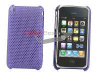iPhone 3G/3GS -    Translucent matte net design *027* (: Purple)   http://www.gsmservice.ru
