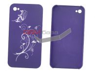 iPhone 4 -    Butterfly design *042* (: Purple)   http://www.gsmservice.ru