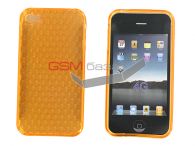 iPhone 4 -    Diamond design *014* (: Orange)   http://www.gsmservice.ru