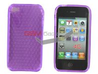 iPhone 4 -    Diamond design *014* (: Purple)   http://www.gsmservice.ru