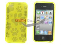 iPhone 4 -    Foot print desgin *012* (: Yellow)   http://www.gsmservice.ru