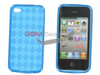 iPhone 4 -    Grid desgin *018* (: Blue)   http://www.gsmservice.ru