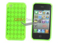 iPhone 4 -    Grid desgin *018* (: Green)   http://www.gsmservice.ru