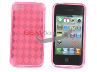 iPhone 4 -    Grid desgin *018* (: Pink)   http://www.gsmservice.ru
