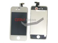 iPhone 4S -  (lcd)      (touchscreen),      (: White)   http://www.gsmservice.ru