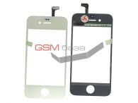 iPhone 4/ 4S -   (touchscreen)      (: White),  china   http://www.gsmservice.ru