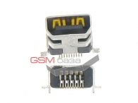 Fly DS165 -   Mini USB connector 10pin,    http://www.gsmservice.ru