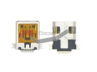 Fly DS165 -   Mini USB connector 10pin,    http://www.gsmservice.ru