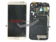 Samsung N7100 Galaxy Note 2 -  (lcd)      (touchscreen)   (QFR01 Mea Front-OCTA LCD Assy) (: Ceramic White),    http://www.gsmservice.ru