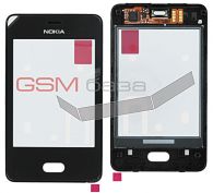 Nokia 501 Asha/ Asha 501 Dual SIM -   (touchscreen)     (A1 Care A-Cover and Touch Assy) (: Black),    http://www.gsmservice.ru