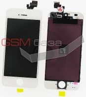 iPhone 5 -  (lcd)      (touchscreen),      (: White),  used   http://www.gsmservice.ru
