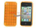 iPhone 4 -    Grid desgin *018* (: Orange)   http://www.gsmservice.ru